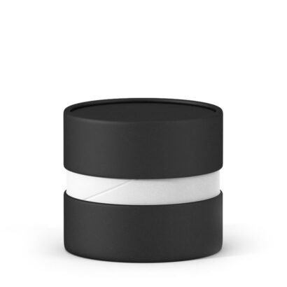 Black Glass Cosmetic Jars
