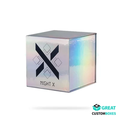 Custom Holographic Rigid Boxes – Luxury Packaging