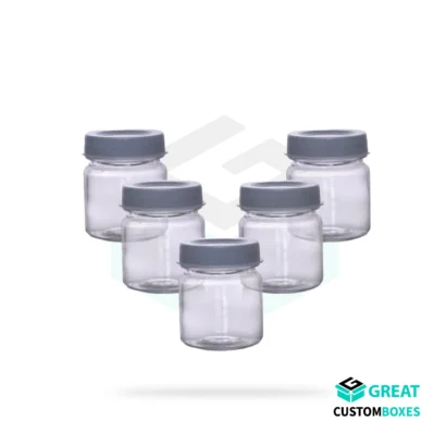 glass jars plastic lids for safe and airtight packaging