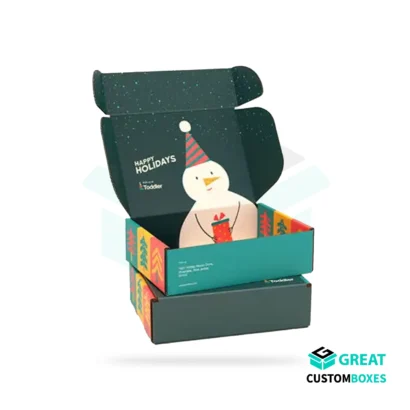 custom holiday mailer boxes for seasonal gift packaging