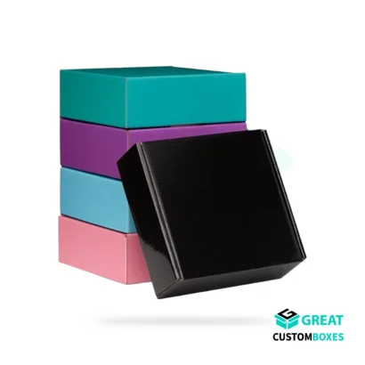 glossy mailer boxes with shiny finish for luxury packaging