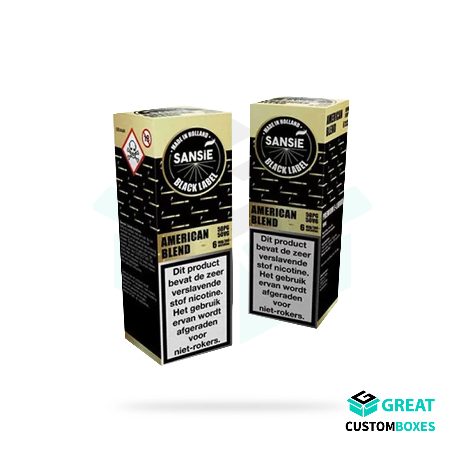 Premium 100ml bottle packaging boxes for cosmetic and pharmaceutical products