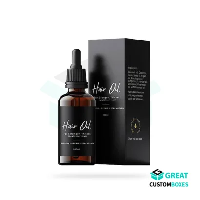 personalized hair oil packaging boxes for beauty brands