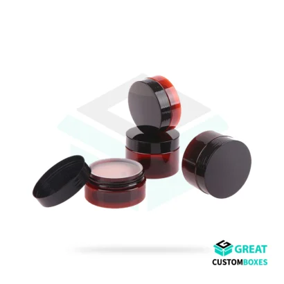high-quality empty cosmetic pots for beauty packaging