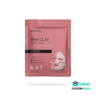 personalized face mask pouch for beauty brands