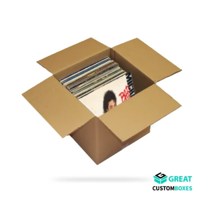 strong vinyl record shipping boxes for safe record shipping