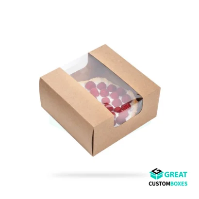 6 inch cake box with window for bakery cake packaging