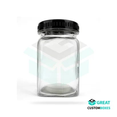 80mm Glass Roll Jar for Cosmetics