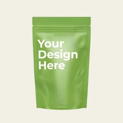 Custom Green Mylar Bags
