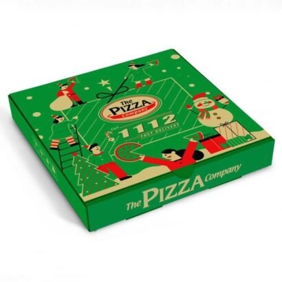 Green Pizza Boxes