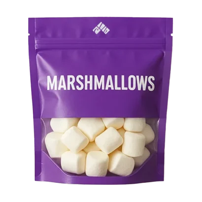 Custom Marshmallow Mylar Bags