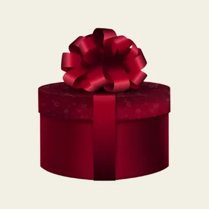 Round Gift Box With Lid