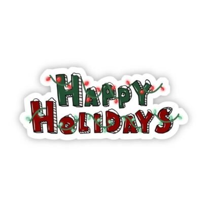 Happy Holiday Sticker
