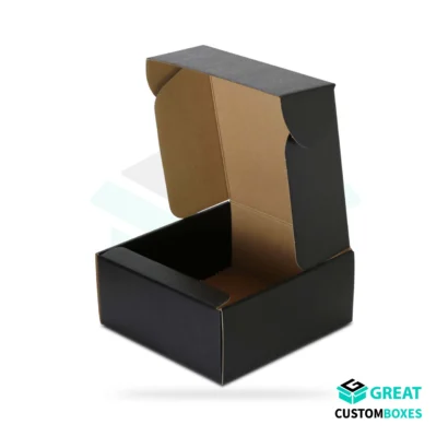 Black Mailer Boxes for Shipping and Packaging