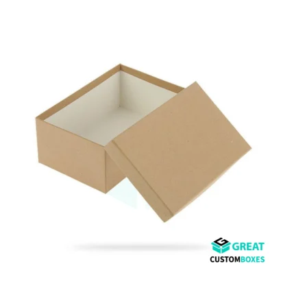 Cardboard packaging box with lid for small product packaging
