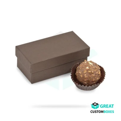 Custom 2 piece truffle boxes for chocolate and gift packaging