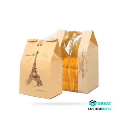 Custom bread bags for fresh bakery packaging