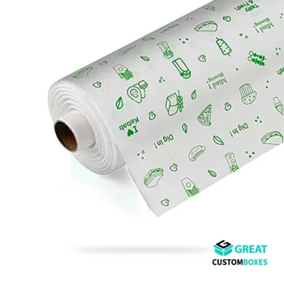 Custom butter paper for food wrapping and branding