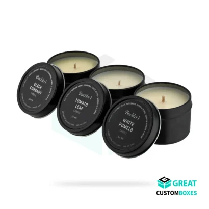 custom candle tins for candle makers