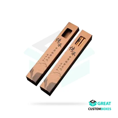 Logo printed chopstick packaging for branding