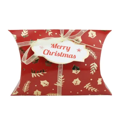 Custom Christmas Pillow Boxes