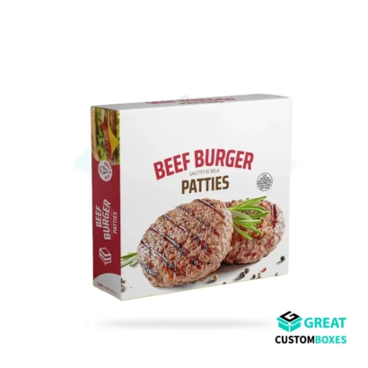 custom hamburger patty boxes for fresh packaging