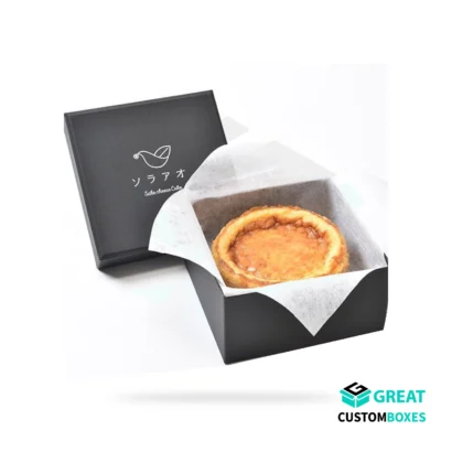 Custom packaging for soft and fluffy Japanese cheesecake