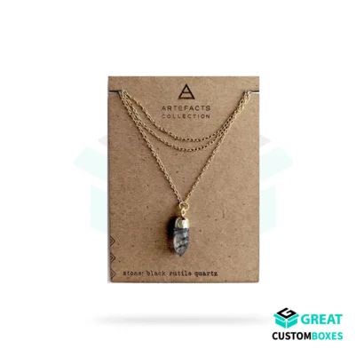 necklace packaging box with custom design