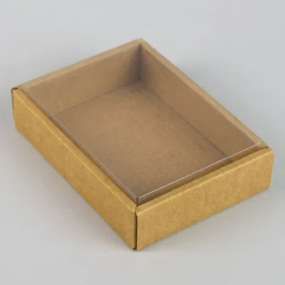 Clear Lid Boxes With Kraft Base