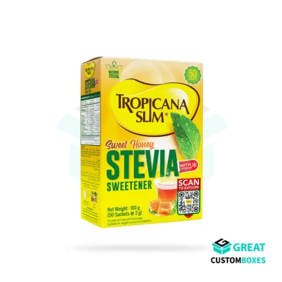 custom stevia packaging for sweetener products