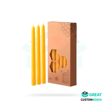 personalized taper candle box