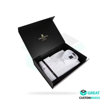 custom white shirt boxes for apparel in USA