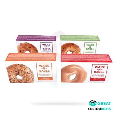 Sustainable bagel packaging boxes for bakeries