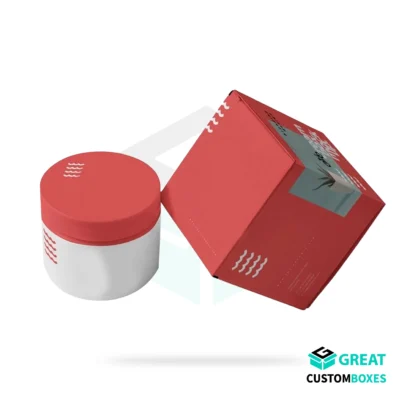 recyclable custom cream boxes for sustainable brands