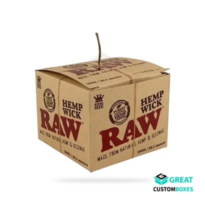 Eco friendly hemp shipping packaging boxes for retail and delivery