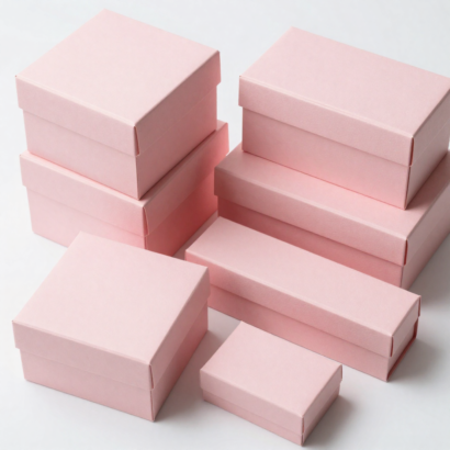 Pink Kraft Boxes