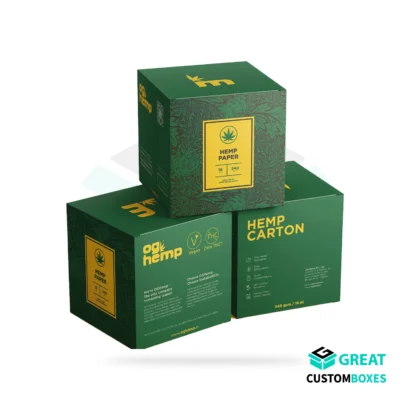 Custom Eco Friendly Hemp Cardboard Boxes