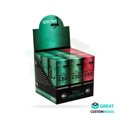 Hemp display boxes for eco friendly retail product display