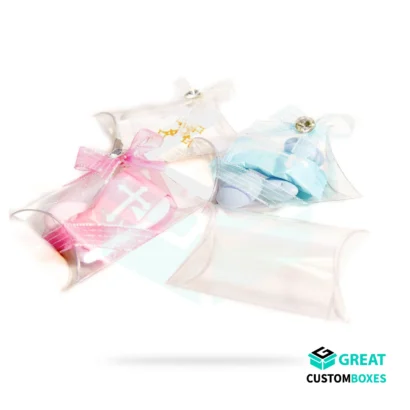 luxury clear pillow packaging