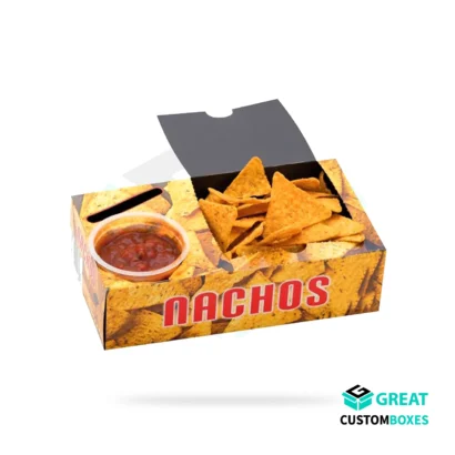 Nachos packaging boxes for restaurants and delivery use