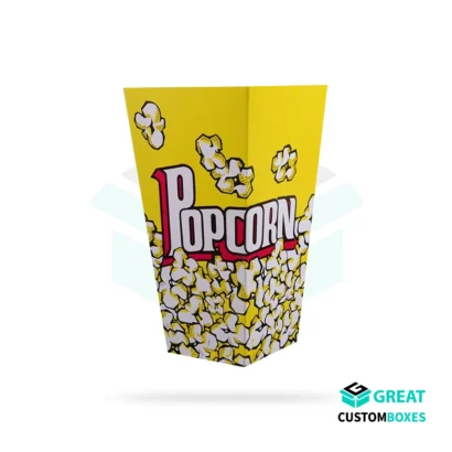 Custom printed popcorn boxes for brand visibility