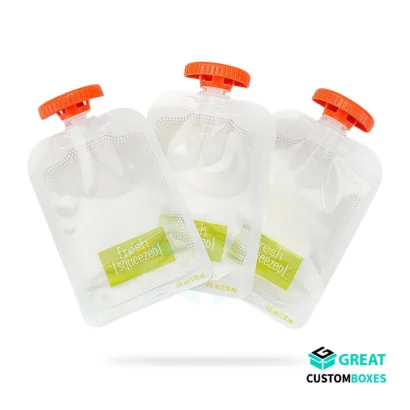 Refillable baby food pouches for convenient feeding