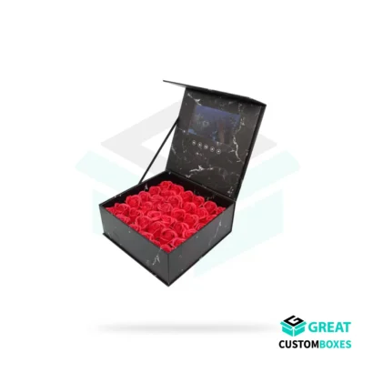Eco friendly 7 inch gift box with lid made for stylish and sustainable packaging