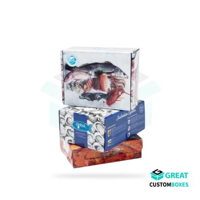 Seafood packaging for fresh storage and safe transportation
