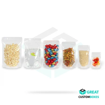 Transparent Stand-Up Pouches – Clear & Durable Packaging