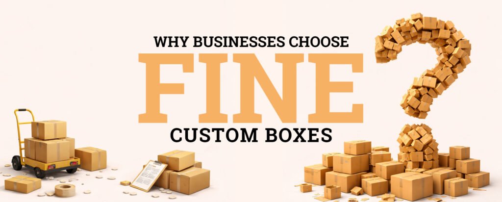 Why Businesses Choose Fine Custom Boxes