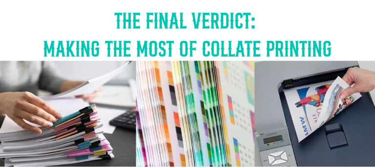 What Does Collate Mean in Printing? Collated vs Uncollated Explained