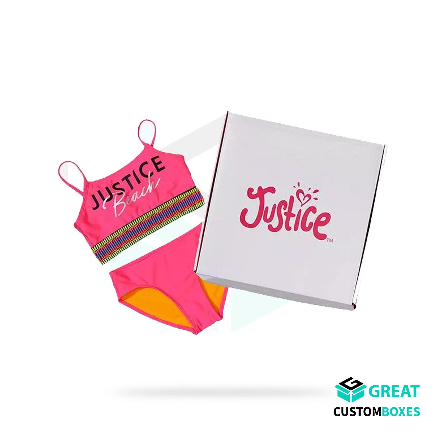 custom swimwear boxes designed for bikinis, swimsuits, and beachwear brands
