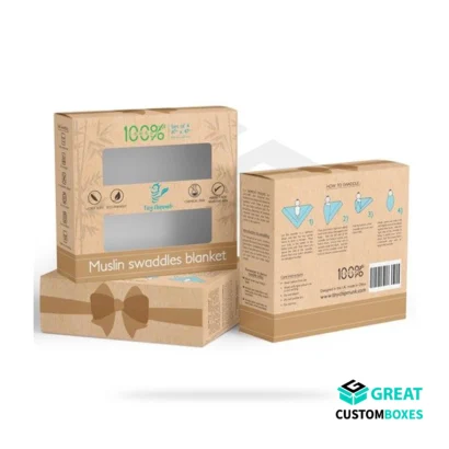 luxury blanket boxes for soft blankets, gift sets, and retail displays