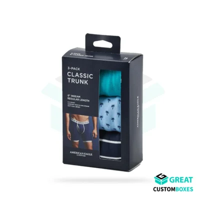 men's underwear packaging for stylish and secure apparel presentation